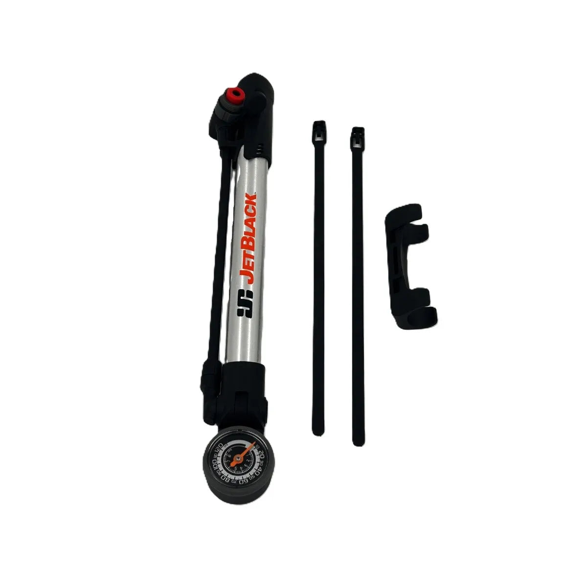 JETBLACK MINI TRAVEL PUMP WITH GAUGE