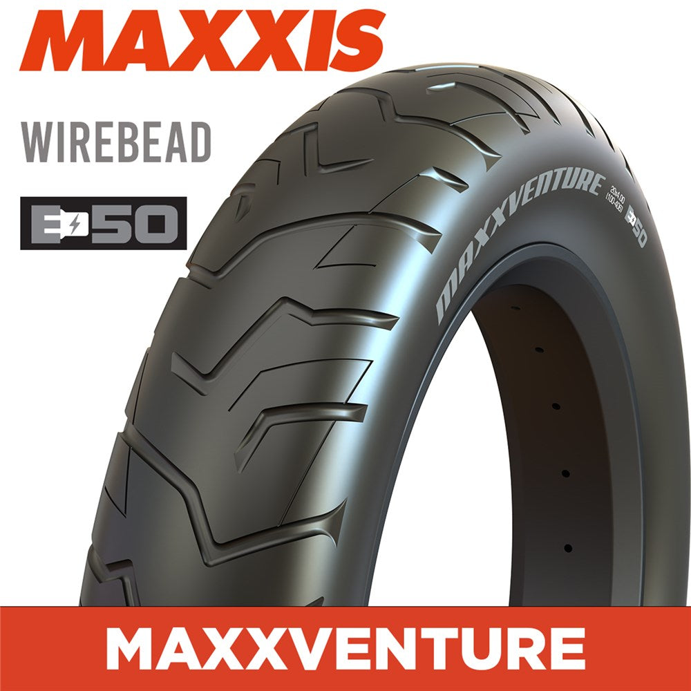 MAXXIS Fat Tire - MAXXVENTURE - 20X4.00 - Wire 27X2 TPI E50 - TB00536000