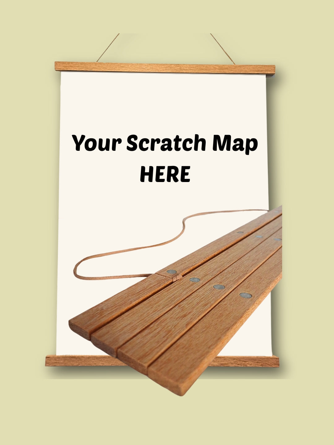 HANGING FRAME WOODEN MAGNETIC