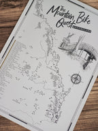 THE QUEENSLAND MOUNTAIN BIKE QUEST SCRATCH MAP