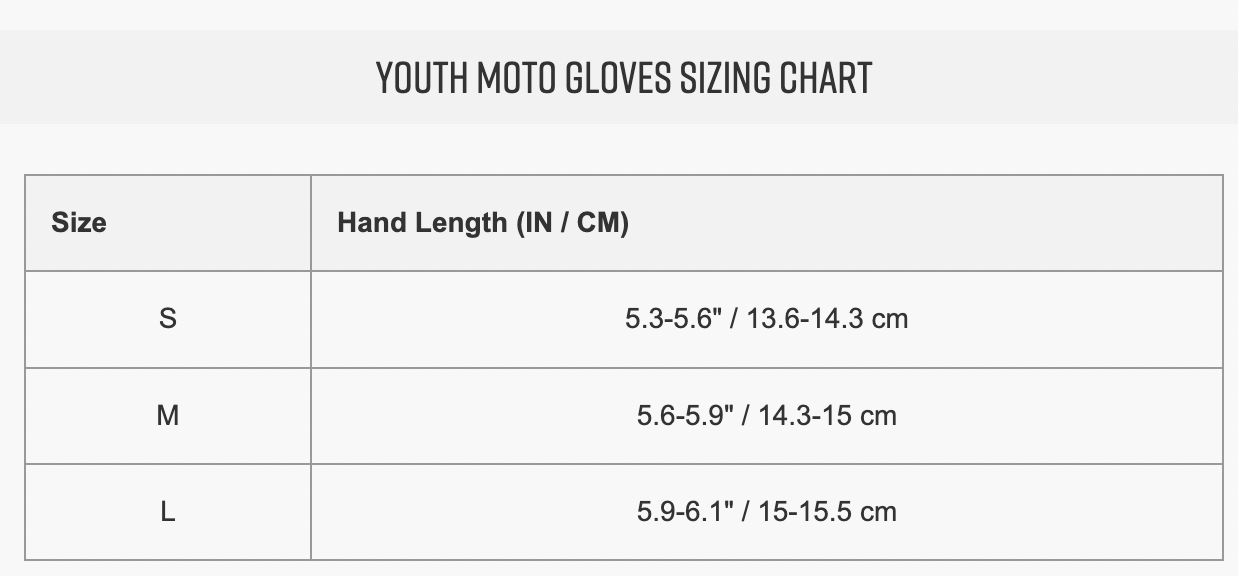 FOX YOUTH RANGER GLOVE