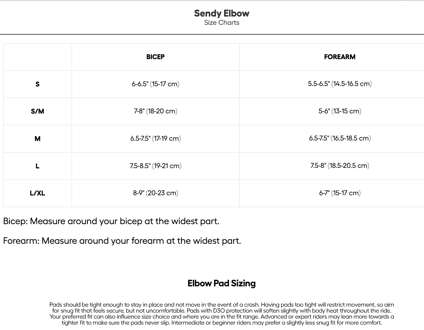 SENDY ELBOW PAD