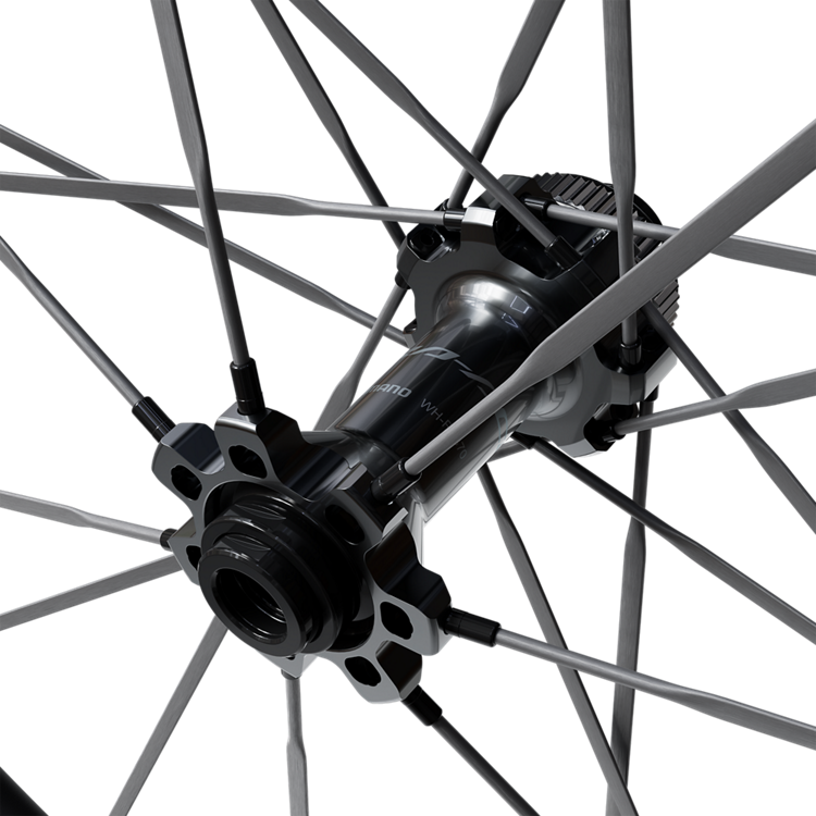 WH-9370 C50 DURA-ACE CARBON WHEEL WH-R9370-C50-TL 50mm CLINCHER 12mm E-THRU