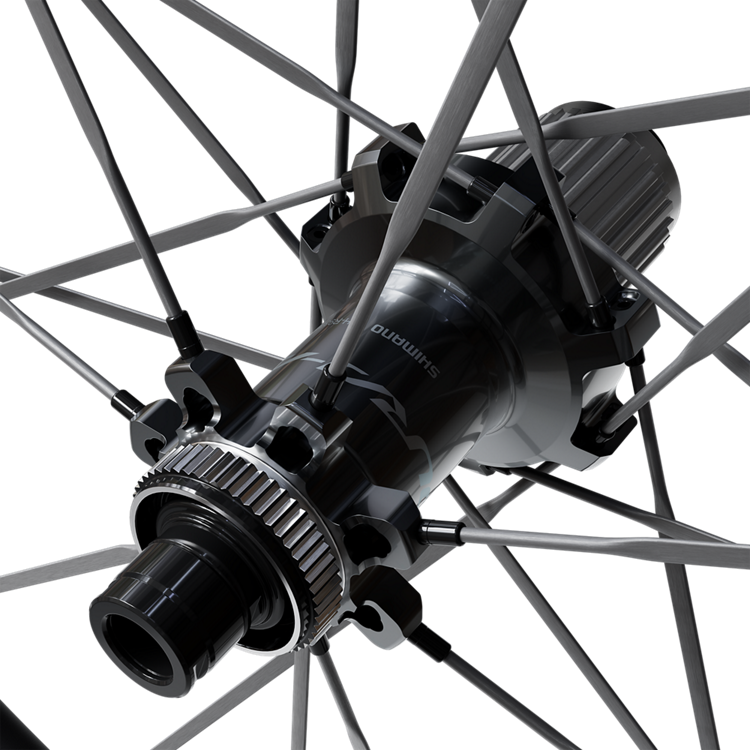 WH-9370 C50 DURA-ACE CARBON WHEEL WH-R9370-C50-TL 50mm CLINCHER 12mm E-THRU