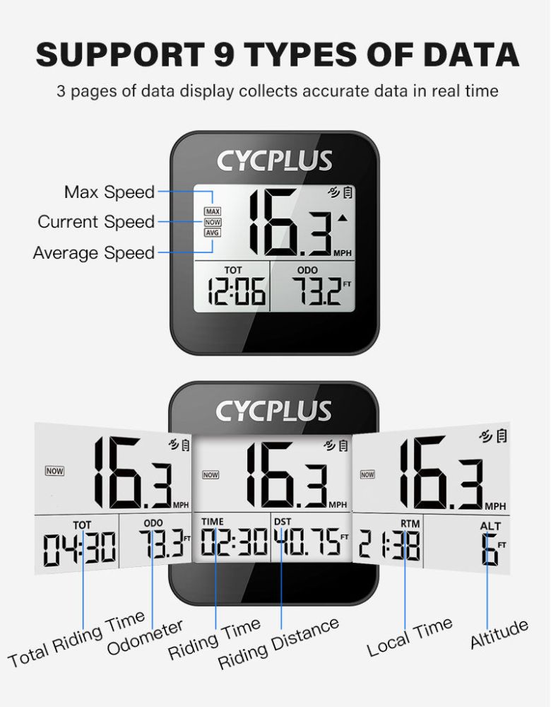 CYCPLUS GPS G1 COMPUTER